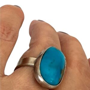 Turquoise .925 Silver Women's Ring size 7